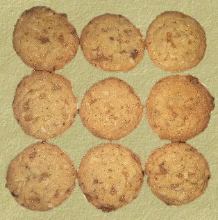 Toffee Coconut Thin And Crisp Cookies